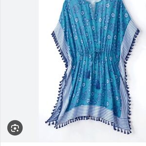 Cute turquoise cover up